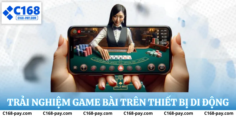 Trải nghiệm Game Bài C168 trên thiết bị di động